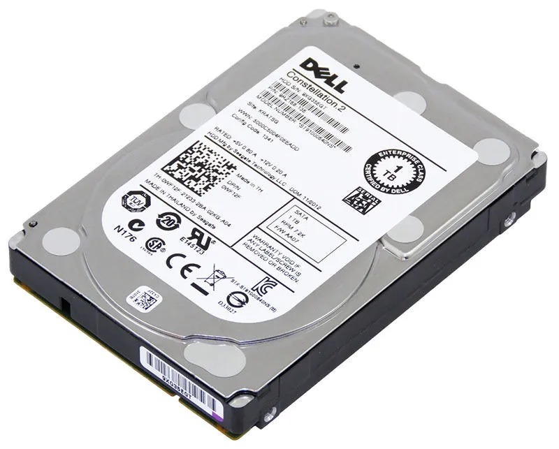 Dell 1TB SATA 7.2K RPM 2.5" Hard Disk Drive