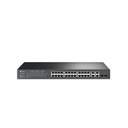 TP-Link JetStream 24-Port 10/100Mbps + 4-Port Gigabit Smart Switch with 24-Port PoE+