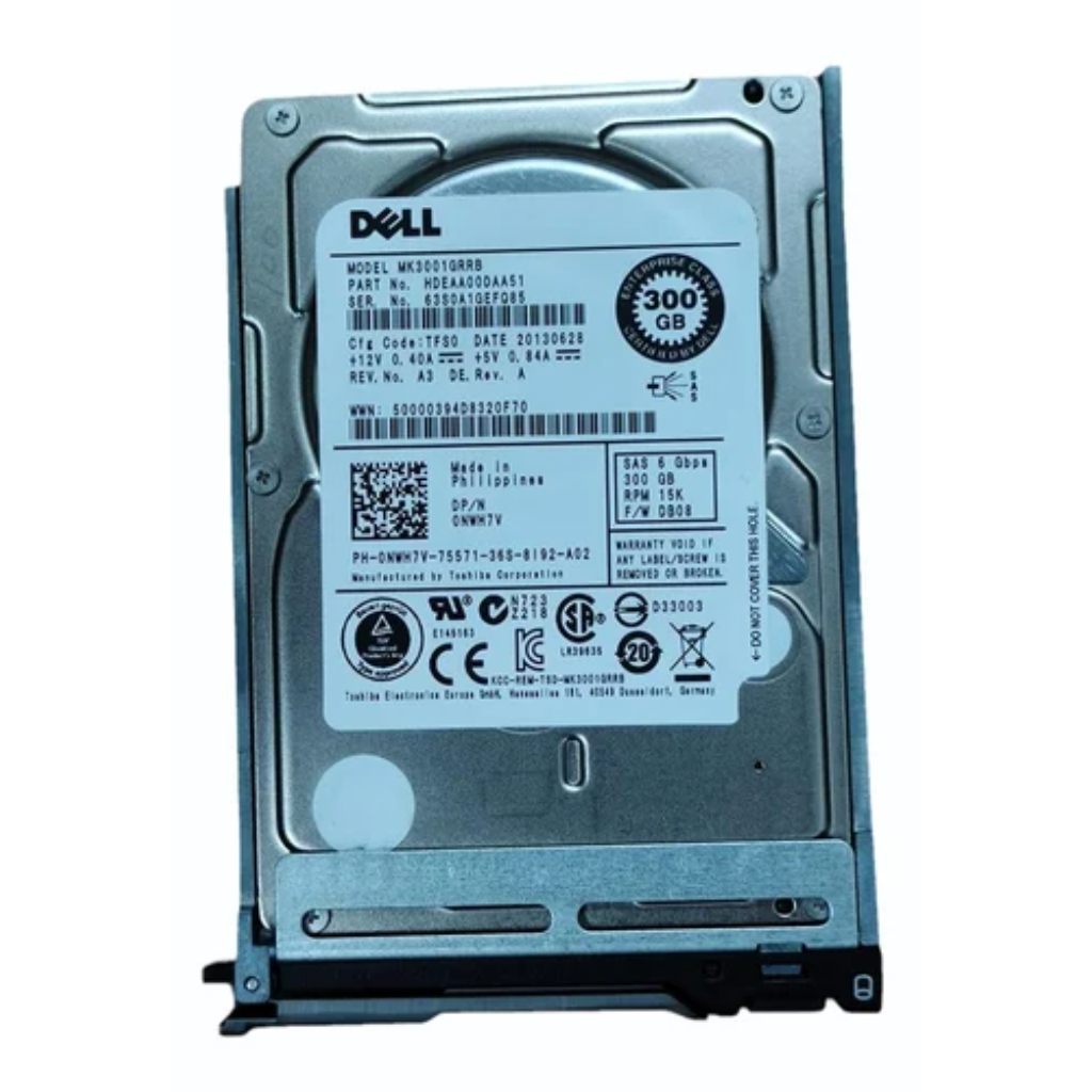 (04GN49) Dell 300GB SAS 6 Gb/s 	2.5 inches 15k RPM HDD