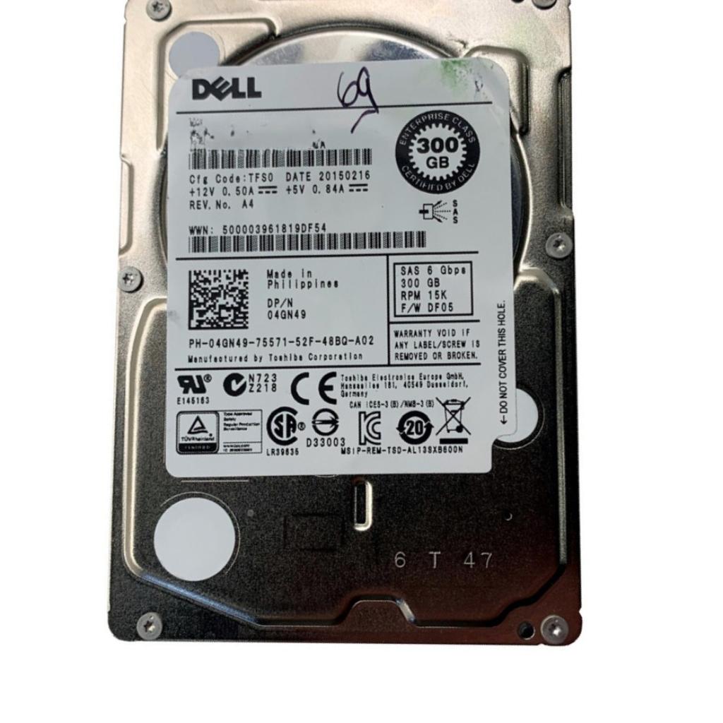 Dell 300GB SAS 6 Gb/s 2.5 inches 15k RPM HDD