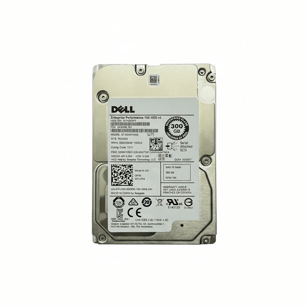 (00N0T4) Dell 300GB SAS 12 Gb/s 	2.5 inches 15k RPM HDD