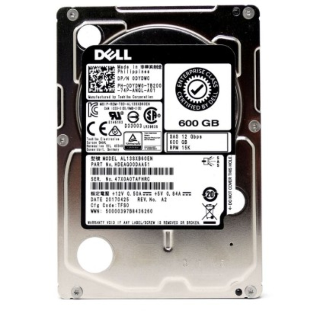 (033DP0) Dell 600GB SAS 6 Gb/s 	2.5 inches 15k RPM HDD