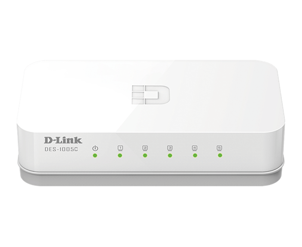 D-Link 5-Port 10/100 Mbps Unmanaged Desktop Switch