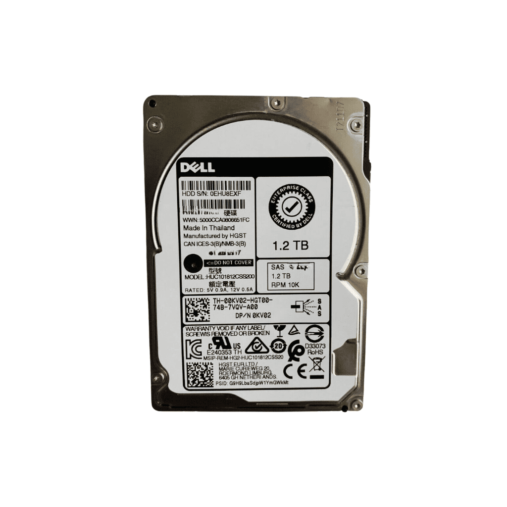 (F5HFM) Dell 1.2TB SAS 12 Gb/s 2.5 inches 10000RPM HDD