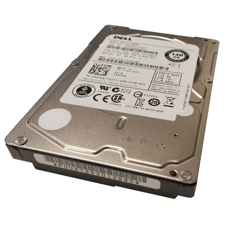 (U716N) Dell 146GB SAS 6 Gb/s 2.5 inches 15000RPM Server Harddisk