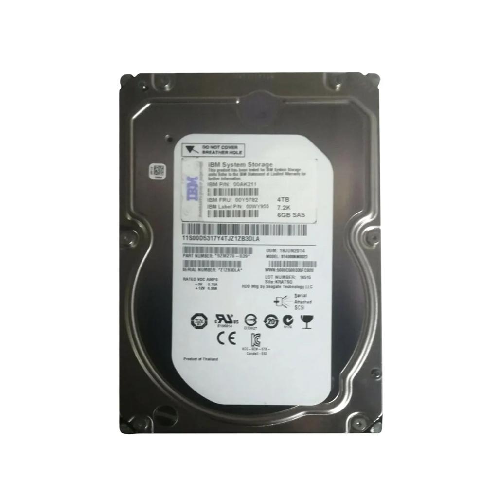 IBM 4TB SAS 6 Gb/s 3.5 inches 7200RPM HDD