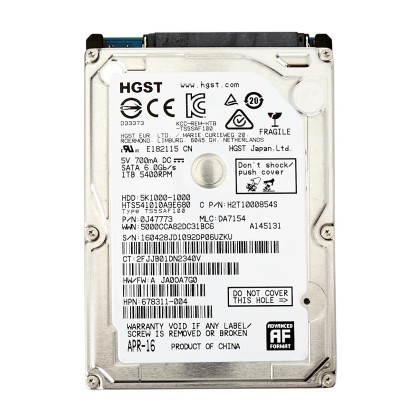 1TB HGST Laptop HDD 5K1000-1000 2.5 inch Sata Hard disk 9.5mm 1000GB