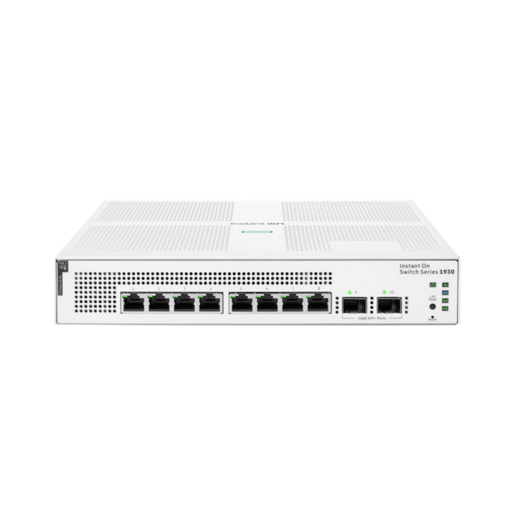 HPE Aruba Instant On 1930 8G Class4 PoE 2SFP 124W Switch