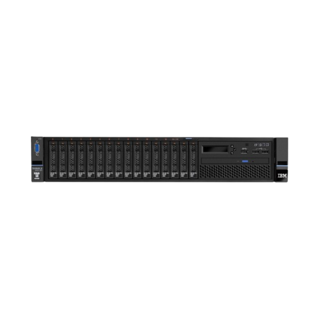 IBM System x3650 M5 2U Rack Server (E52630v3.8GB.480GB)
