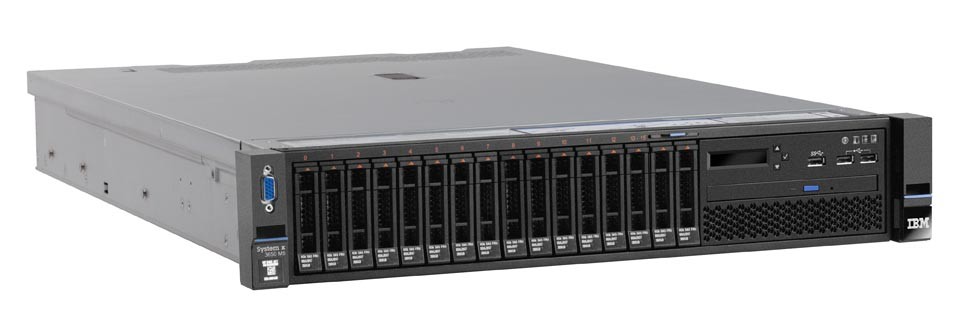 IBM System x3650 M5 2U Rack Server (2xE52630v4.32GB.3x480GB)