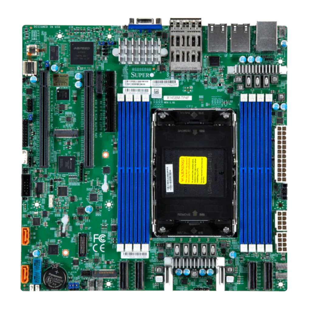 Supermicro MBD-X14SBM-TP4F-B Micro-ATX Motherboard