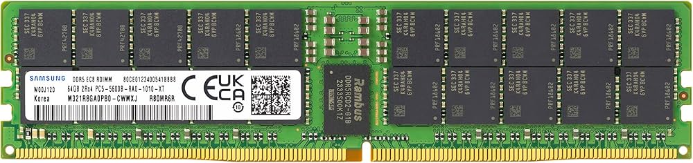 Samsung DDR5 5600MHz 64GB ECC RDIMM - Dismantle New