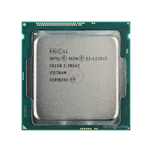 [E3-1226v3] Intel Xeon  E3-1226v3@3.3Ghz/3.7Ghz(Turbo) 4C/4T @84 Watt