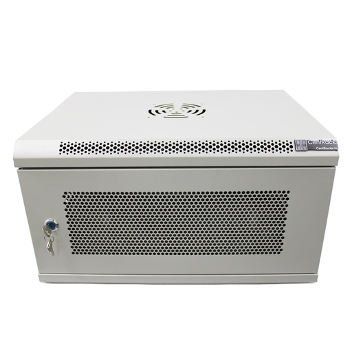 [CM4UW400] CentRacks 4U (40cm x 24cm x 53cm) Wall Mount Server Rack - White Perforated