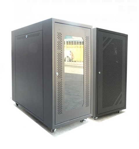 [G2880FS] GrowV 19' Floor Stand Rack Server Rack 28U (Tempered Glass Door)