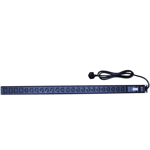 [CP-20xC13-4xC19-16A] CentRacks 20 Gang 10A PDU with 16A DP MCB