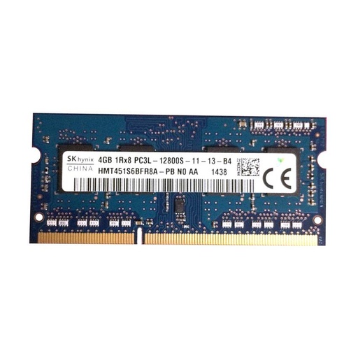 [HMT451S6AFR8A-PB] (Refurbished) Hynix 4GB PC3-12800 DDR3-1600MHz non-ECC Unbuffered CL11 204-Pin SoDim
