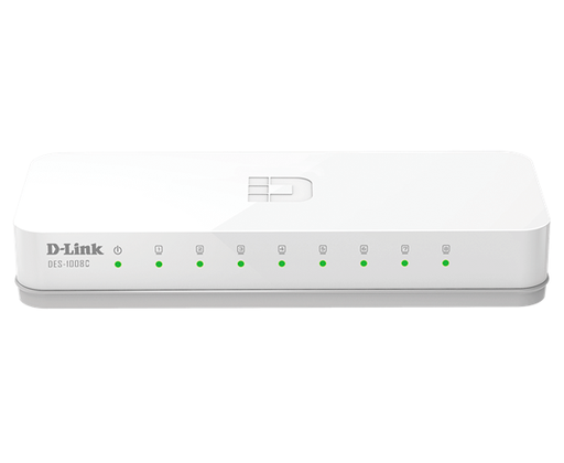 [DES-1008C] D-Link 8-Port 10/100 Mbps Unmanaged Switch (DES-1008C)