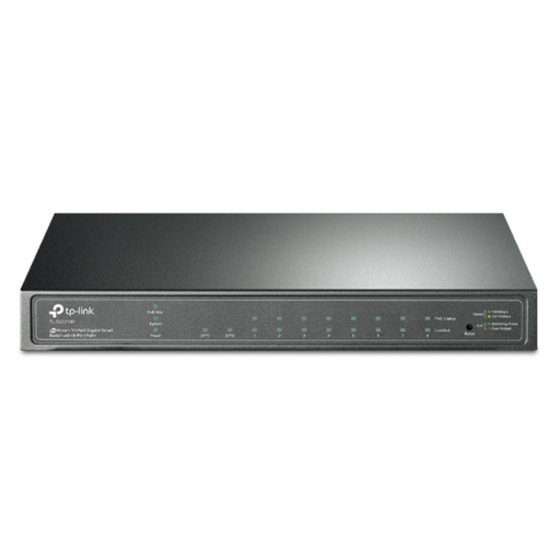 [TL-SG2210P] TP-Link JetStream 10-Port Gigabit Smart Switch with 8-Port PoE+