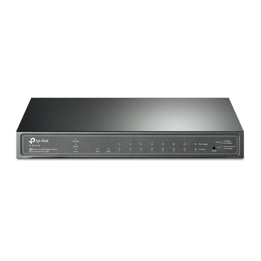 [TL-SG2210P] TP-Link JetStream 10-Port Gigabit Smart Switch with 8-Port PoE+