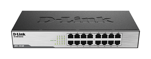 [DES-1016D] D-Link 16-Port Fast Ethernet Unmanaged Desktop Switch