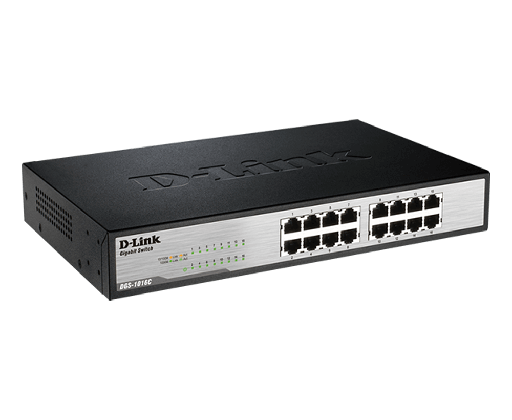 [DGS-1016C] D-Link 16-Port Gigabit Unmanaged Switch