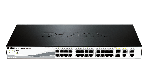 [DES-1210-28P] D-Link 24-Port Web Smart Fast Ethernet POE Switch