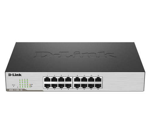 [DGS-1100-16] D-Link 16-Port Gigabit Smart Managed Switch