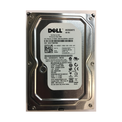 [0H962F/ WD2502ABYS-18B7A0] DELL 250GB 7200RPM SATA 3.5''