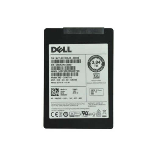 [0W9GHD] DELL 3.84TB 2.5 7M SATA 3 SSD