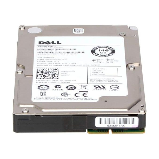 [0N0M8M/MK1401GRRB] Dell 146GB 15000RPM SAS 6Gbps Hot Swap 32MB Cache 2.5-inch Internal Hard Drive