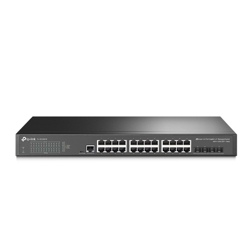 [TL-SG3428] TP-Link JetStream 24-Port Gigabit L2+ Managed Switch with 4 10GE SFP+ Slots