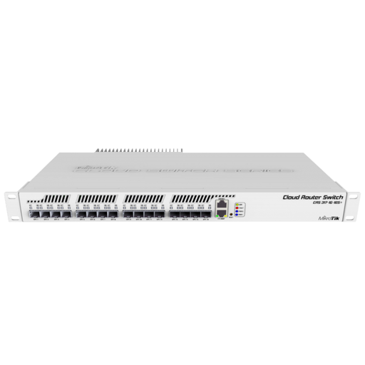 [CRS317-1G-16S+RM] Mikrotik 1-port GigE + 16 x SFP+ Cloud Router Switch