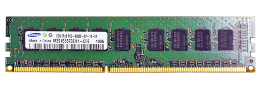 [M391B5673EH1-CF8] Samsung 2GB PC3-8500E DDR3-1066MHz ECC Unbuffered CL7 240-Pin DIMM