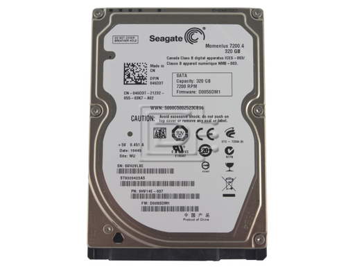 [9HV14E-037/ST9320423AS] Seagate 320GB 7.2K RPM SATA 2.5" Hard Drive