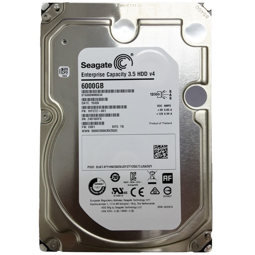 [ST6000NM0034/ST6000NM0014] Seagate Enterprise 6TB 7.2K RPM SAS Hard Drive