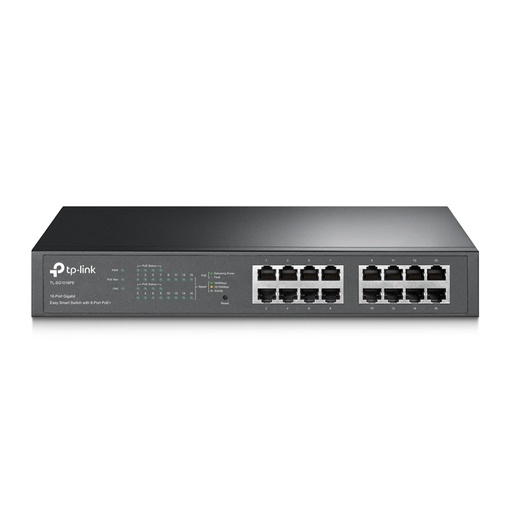 [TL-SG1016PE] TP-Link 16-Port Gigabit Easy Smart PoE Switch with 8-Port PoE+