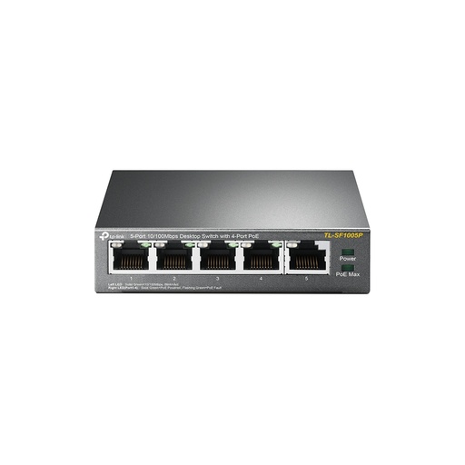 [TL-SF1005P] TP-Link 5-Port 10/100Mbps Desktop Switch with 4-Port PoE