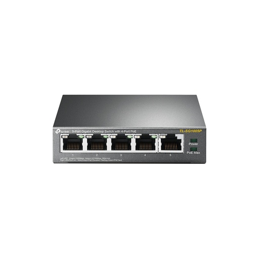 [TL-SG1005P] TP-Link 5-Port Gigabit Desktop Switch with 4-Port PoE