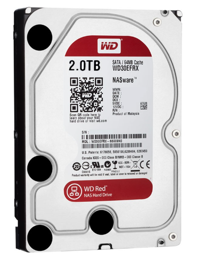 [WD20EFRX] WD Red NAS 2TB 3.5" HDD - 64MB SATA III