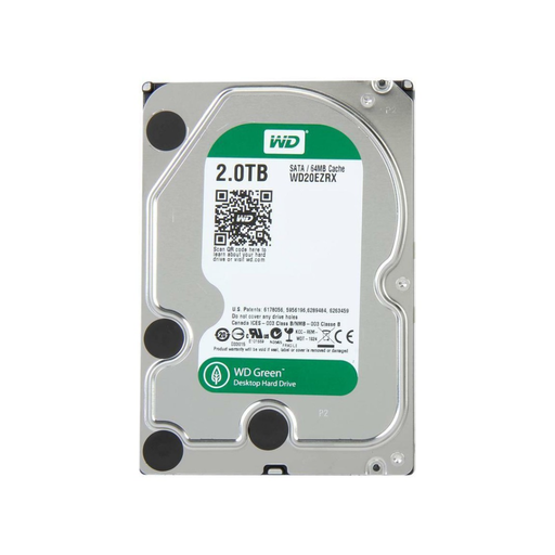 [WD20EZRX] WESTERN DIGITAL GREEN 2TB 64MB CACHE SATA 6.0GB/S 3.5" INTERNAL HARD DRIVE DISK
