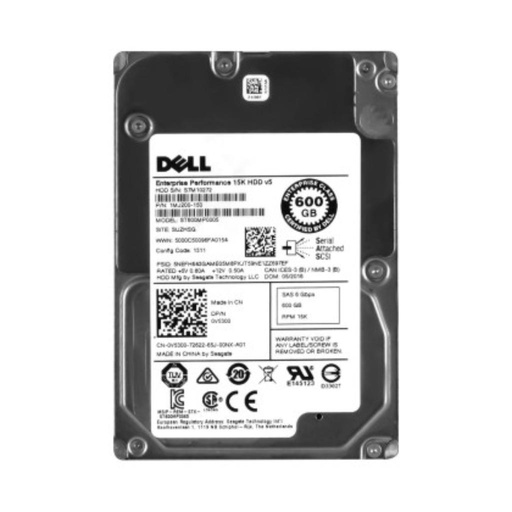 [04J5P1] Dell 600GB SAS 6 Gb/s 2.5 inches 15k RPM HDD