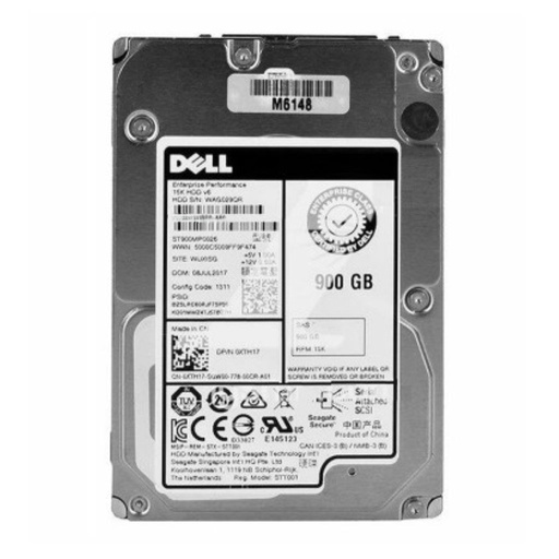 [400-APGN] Dell 900GB SAS 12 Gb/s 2.5 inches 15000RPM HDD