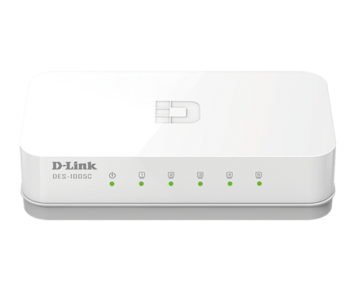 [DES-1005C] D-Link 5-Port 10/100 Mbps Unmanaged Desktop Switch