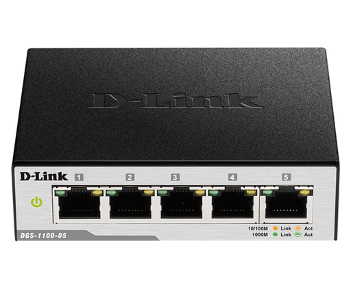 [DGS-1100-05] D-Link 5-Port Gigabit Smart Managed Switch