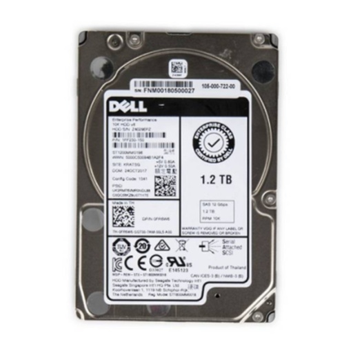 [03NT81] Dell 1.2TB SAS 6 Gb/s 2.5 inches 10000RPM HDD
