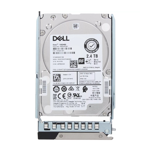 [400-BEFV] Dell 2.4TB SAS 12 Gb/s 2.5 inches 10000RPM HDD