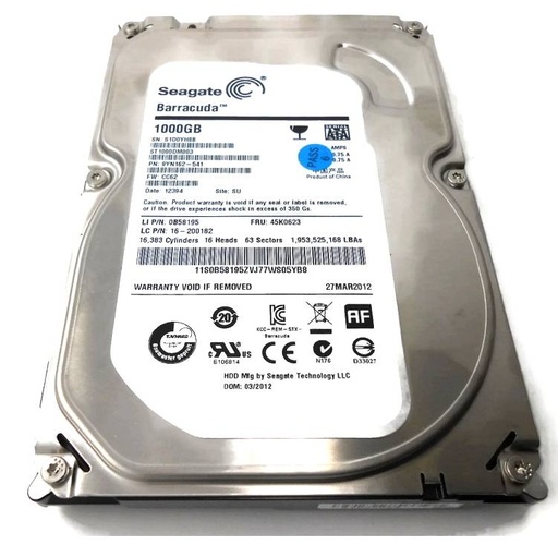 [ST1000DM003] Seagate - 1TB 7.2K RPM SATA 3.5" Hard Drive HDD