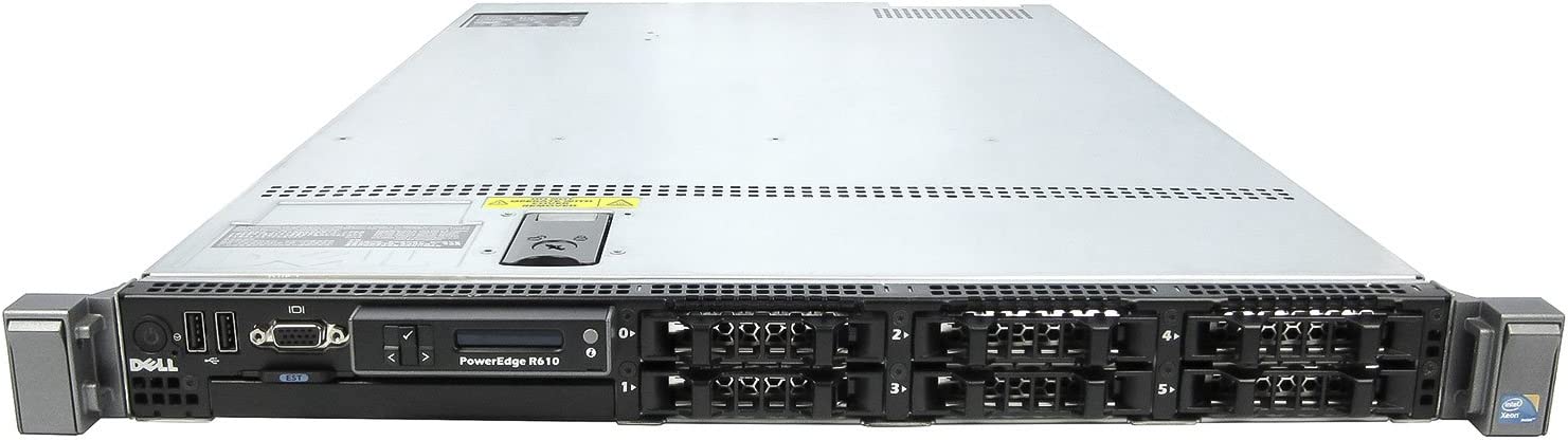 (Refurbished) Dell PowerEdge R610 Rack Server (2xE5520.8GB.240GB) | Precomp  - Server Store