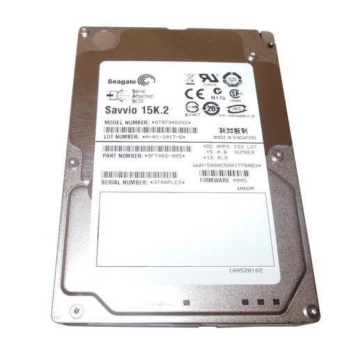 [ST973452SS] SEAGATE 73-GB 15K 2.5 6G SP SAS INTERNAL HARD DISK DRIVE